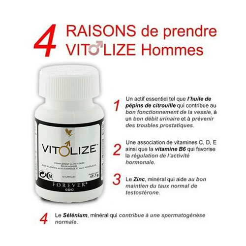 Vitolize Hommes Forever Living - Maintien de la santé masculine