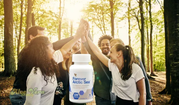 Complément Forever Arctic Sea pour renforcer la santé du cœur et maintenir un bon équilibre en oméga-3.