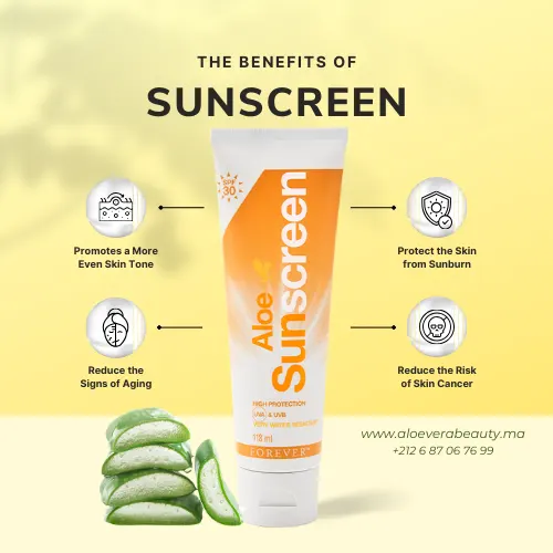Protégez votre peau et rayonnez de beauté avec Forever Aloe Sunscreen